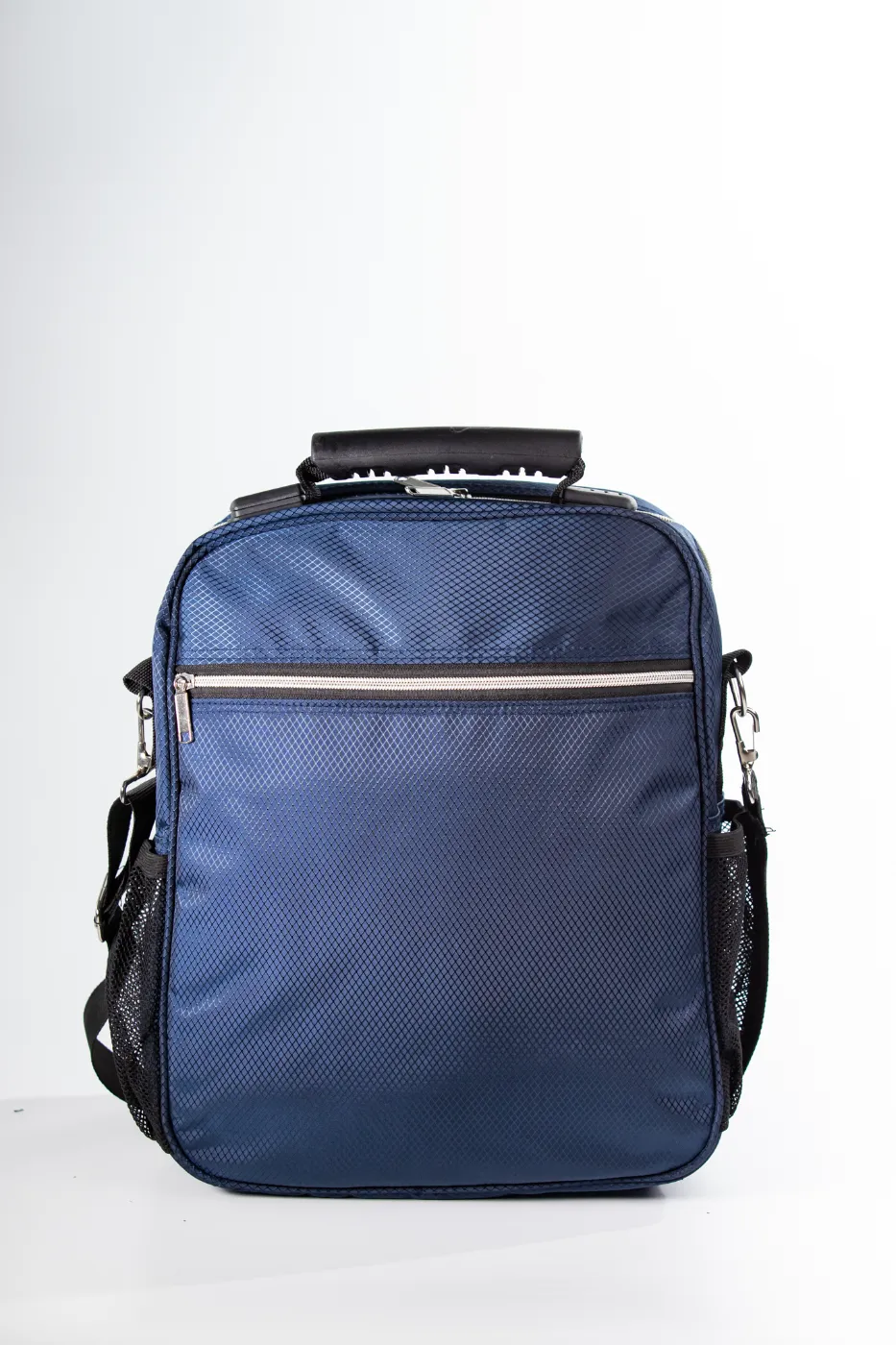 กระเป๋าเอกสาร-NAVY - ผ้ารังผึ้ง 315 สีน้ำเงินกันน้ำ ซับในด้วยผ้า 420 สีดำ PU
มีตาข่ายข้าง ผ้าซิป NO.5สีดำฟันเ… - ภาพที่ 3