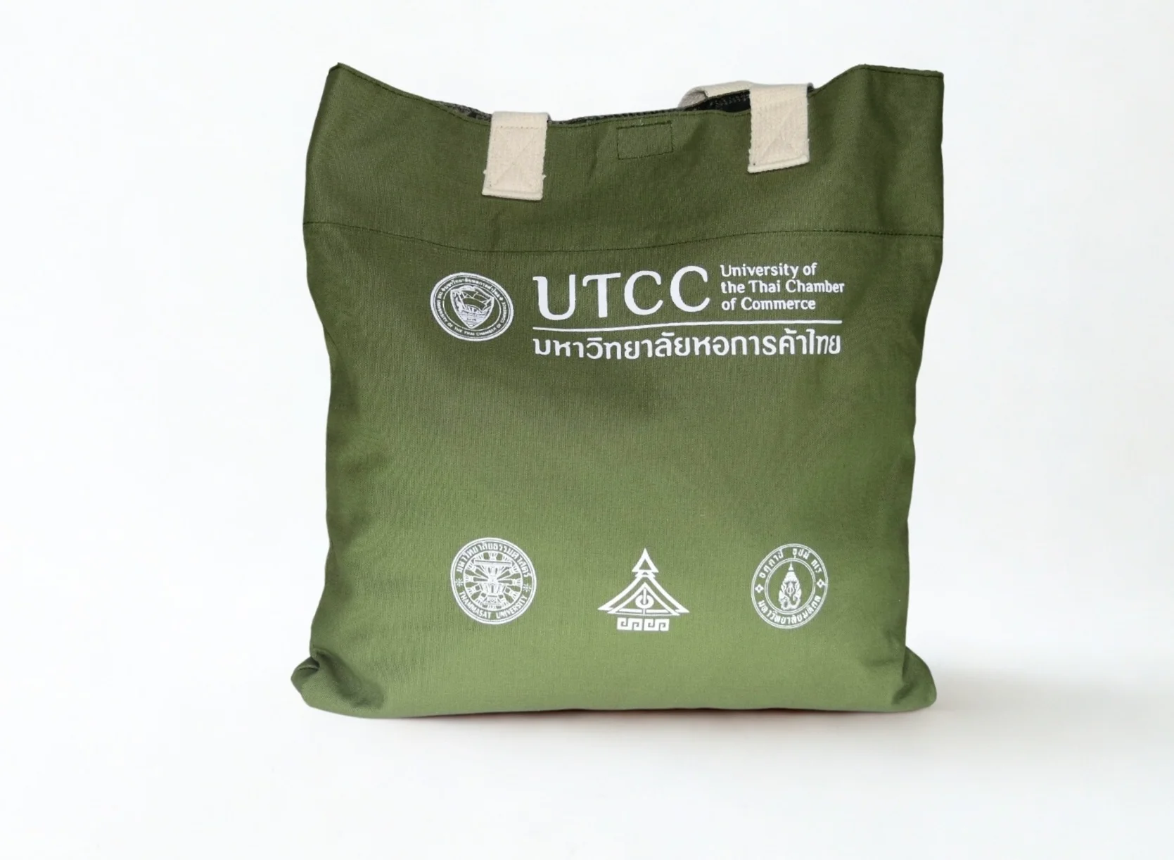 กระเป๋าช้อปปิ้ง-UTCC-GRN - กระเป๋าช้อปปิ้ง SHOPPING BAG